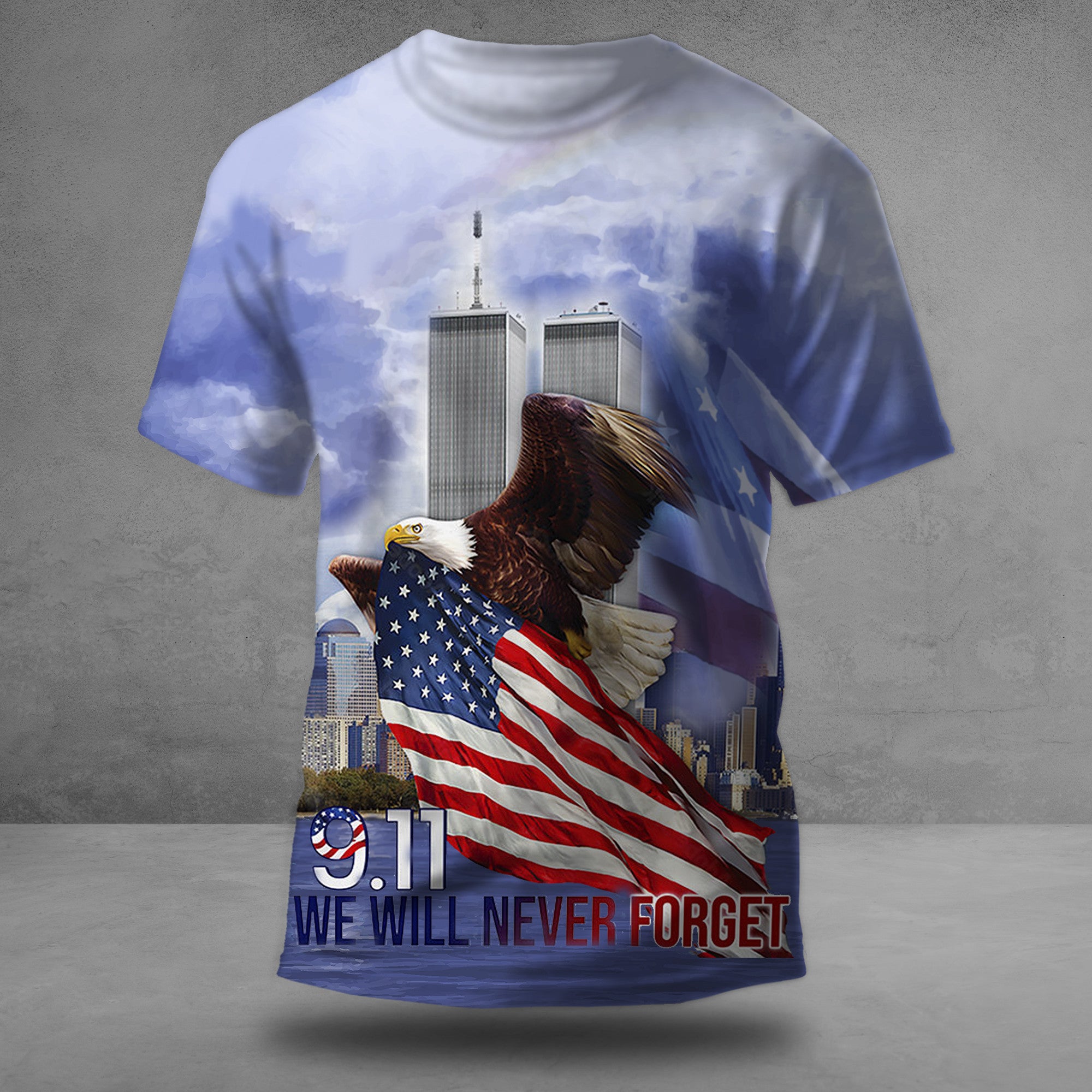 9 11 We Will Never Forget Shirt Eagle American Flag 22st Anniversary Of 9 11 2024